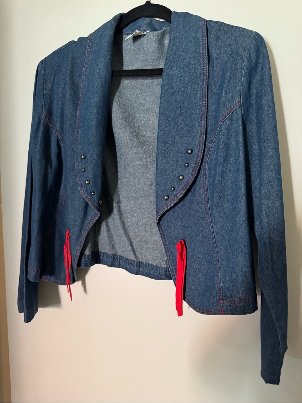Vintage Western Denim Blazer